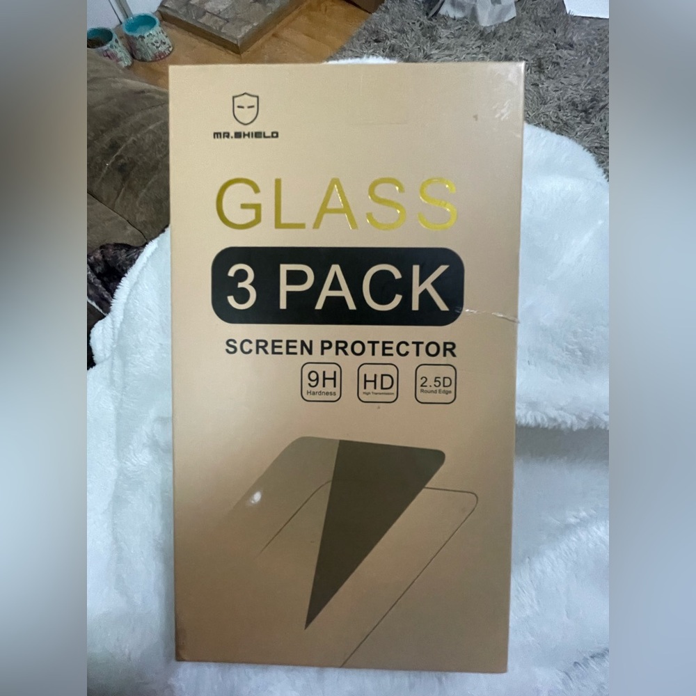 Mr. Shield 3 Pack Glass Screen Protector for Samsung Galaxy J3V 2018!!